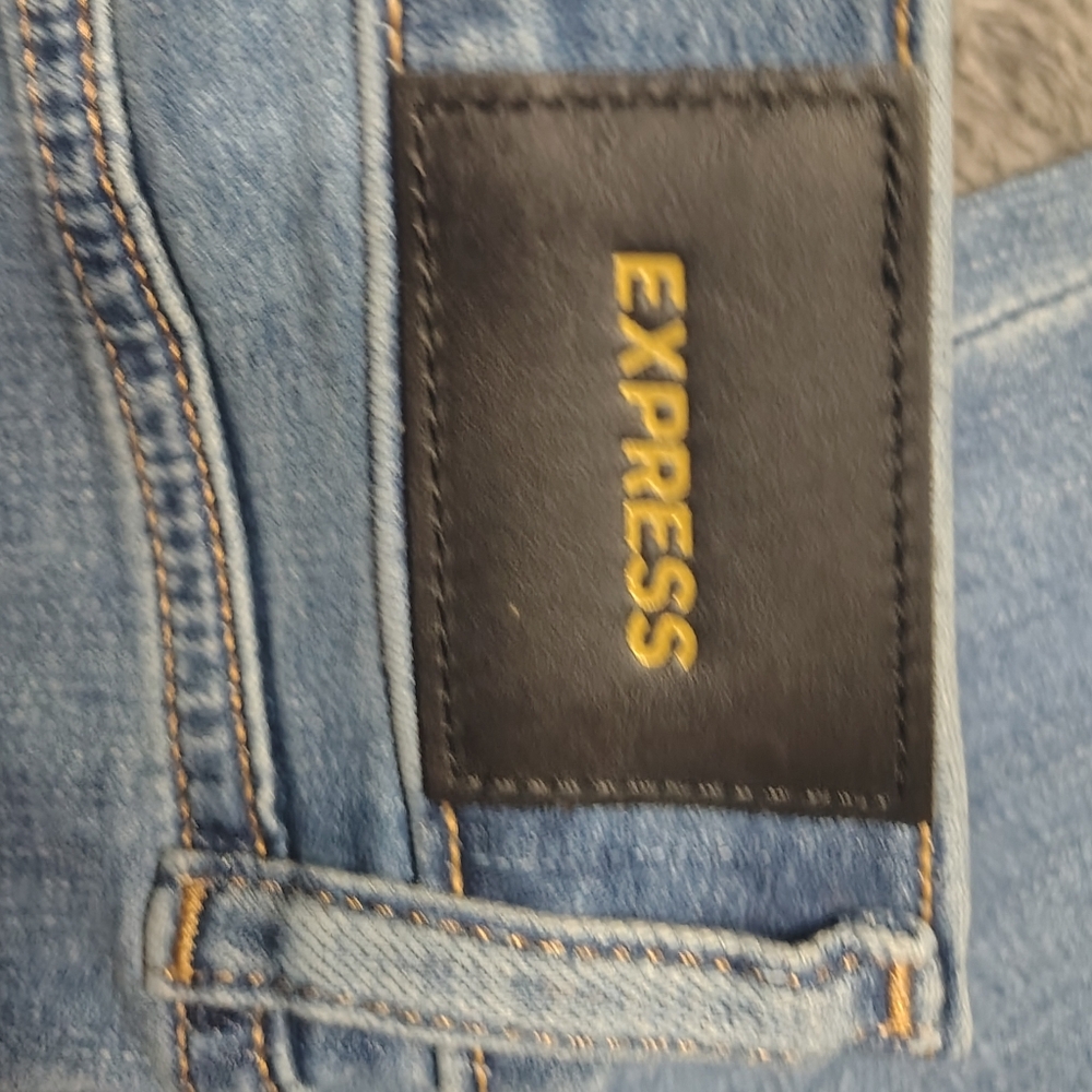 Express High Rise Denim Jeans - Picture 5 of 9